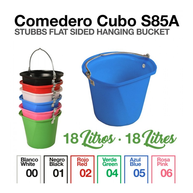 COMEDERO CUBO STUBBS S85A 18 Litros