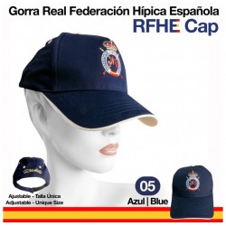 GORRA CAP REAL FEDERACIÓN HÍPICA ESPAÑOLA AZUL