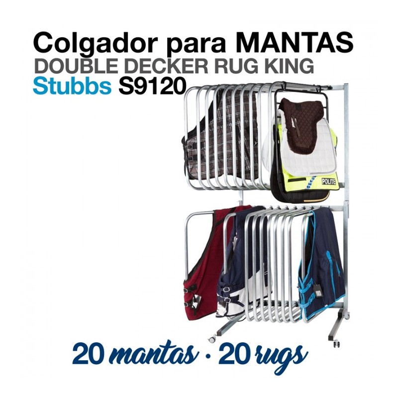 COLGADOR PARA MANTAS STUBBS S9120 (20 MANTAS)