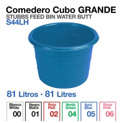 COMEDERO CUBO GRANDE STUBBS S44LH 81 Litros