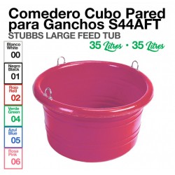 COMEDERO CUBO PARED PARA GANCHOS STUBBS S44AFT 35 Litros