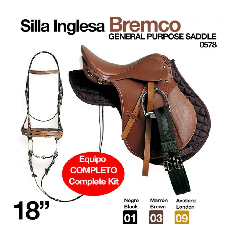 SILLA INGLESA BREMCO (EQUIPO COMPLETO)